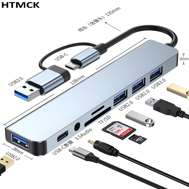 Usb Hub Type C - Estación de conexión multipuerto USB tipo
