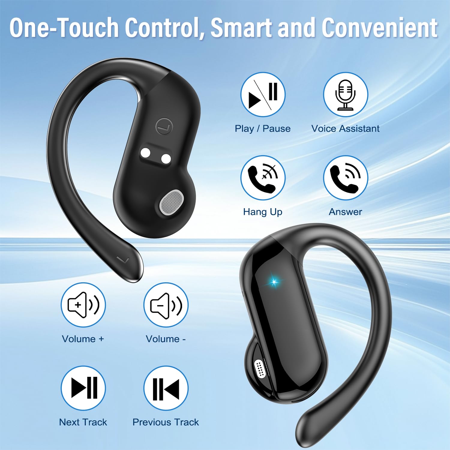 Wired Earphone Lightning - Auriculares Inalámbricos Bluetooth 5.4 de Diseño