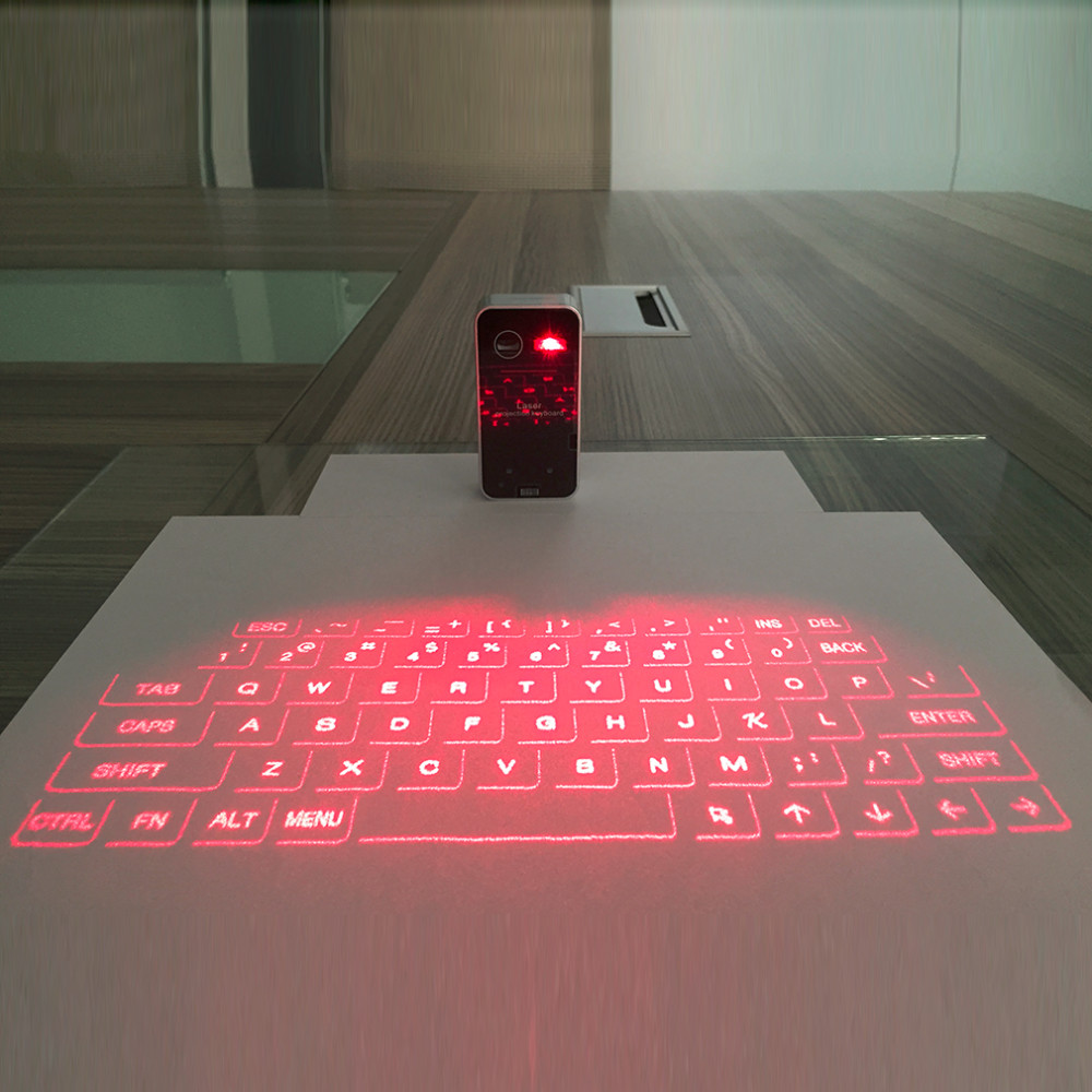 Teclado láser inalámbrico port - Android Tablet Gaming Accessories reseña y precio