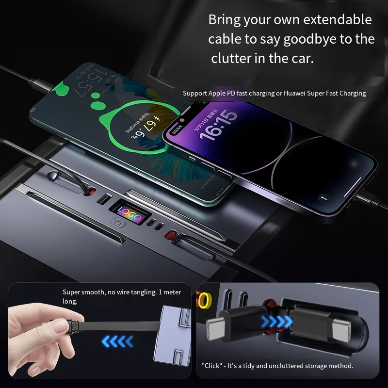 Cargador de coche multi-puerto - Usb Hub Type C reseña y precio