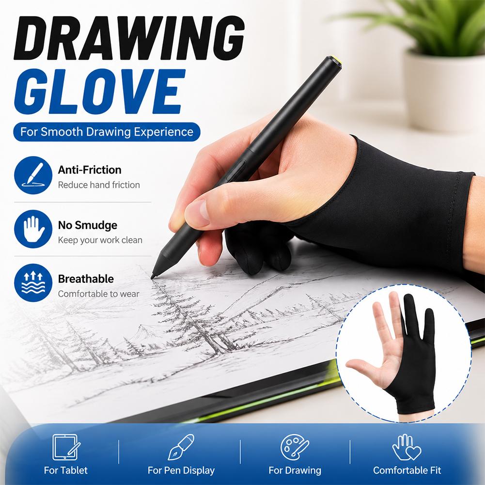 Guante de Dibujo Antitáctil, G - Drawing Glove Artist reseña y precio